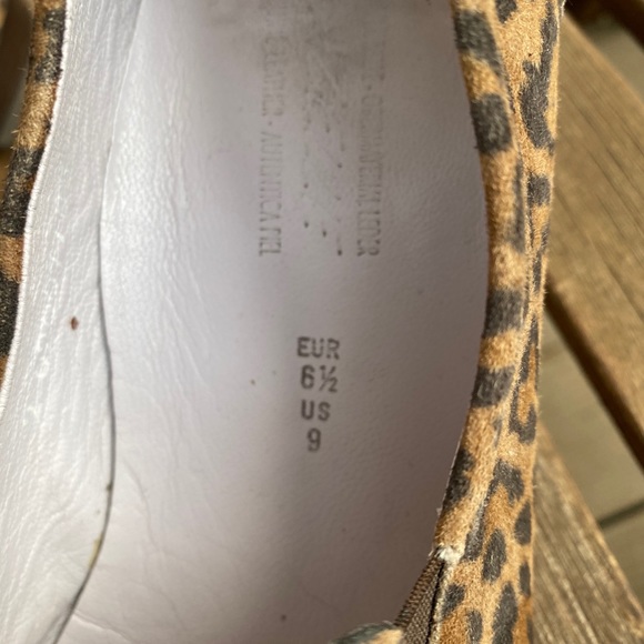 MEPHISTO Leopard Print Flats 9 EUC - Picture 8 of 12